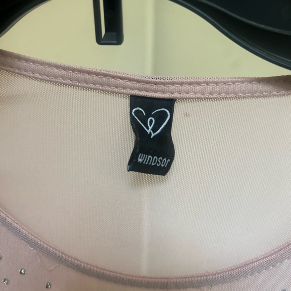 Pearl and sequence pink body suit - Picture 4 of 4